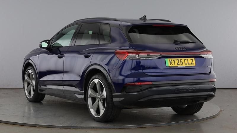 Used Audi Q4 e-tron Black Edition 210 kW (286 HP) 2025 Navarra blue SUV
