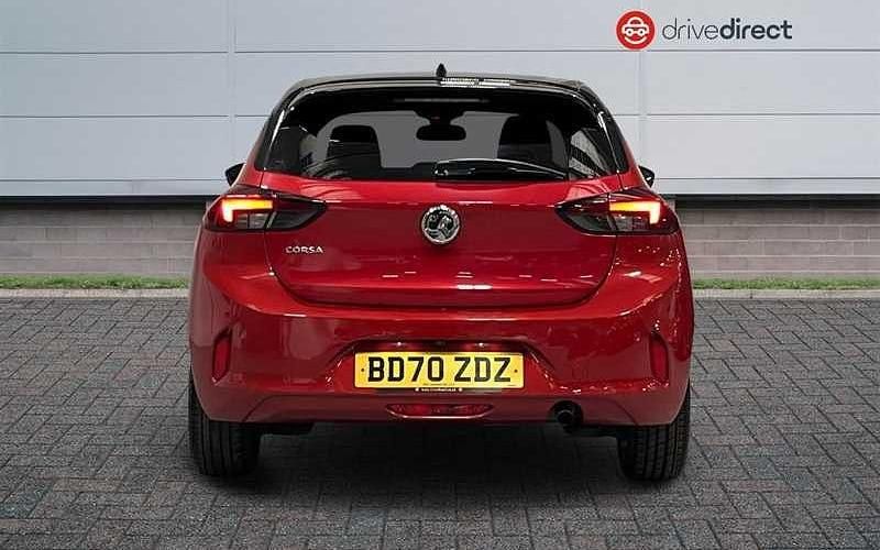 Used Vauxhall Corsa Elite 101 HP (74 kW) 2020 Red Hatchback