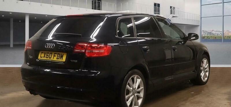 Used Audi A3 Sportback Sport 125 HP (91 kW) 2010 Black Hatchback