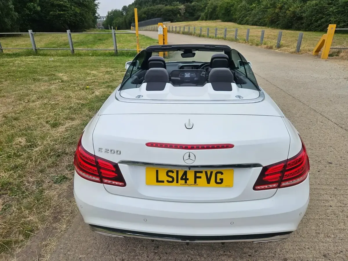 Used Mercedes E200 AMG 2014 White Cabriolet