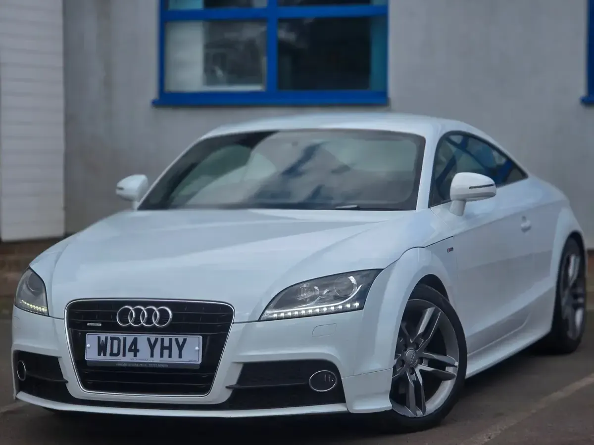 Used Audi TT S-Line 170 HP (125 kW) 2014 White Coupe