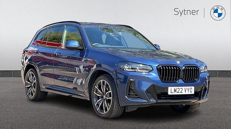 Blue Used 2022 BMW X3 M Sport SUV | £35,000 (Fair price) - Image 1/4