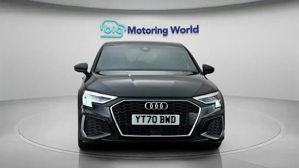 Used Audi A3 Sportback S-Line 150 HP (110 kW) 2020 Black Hatchback
