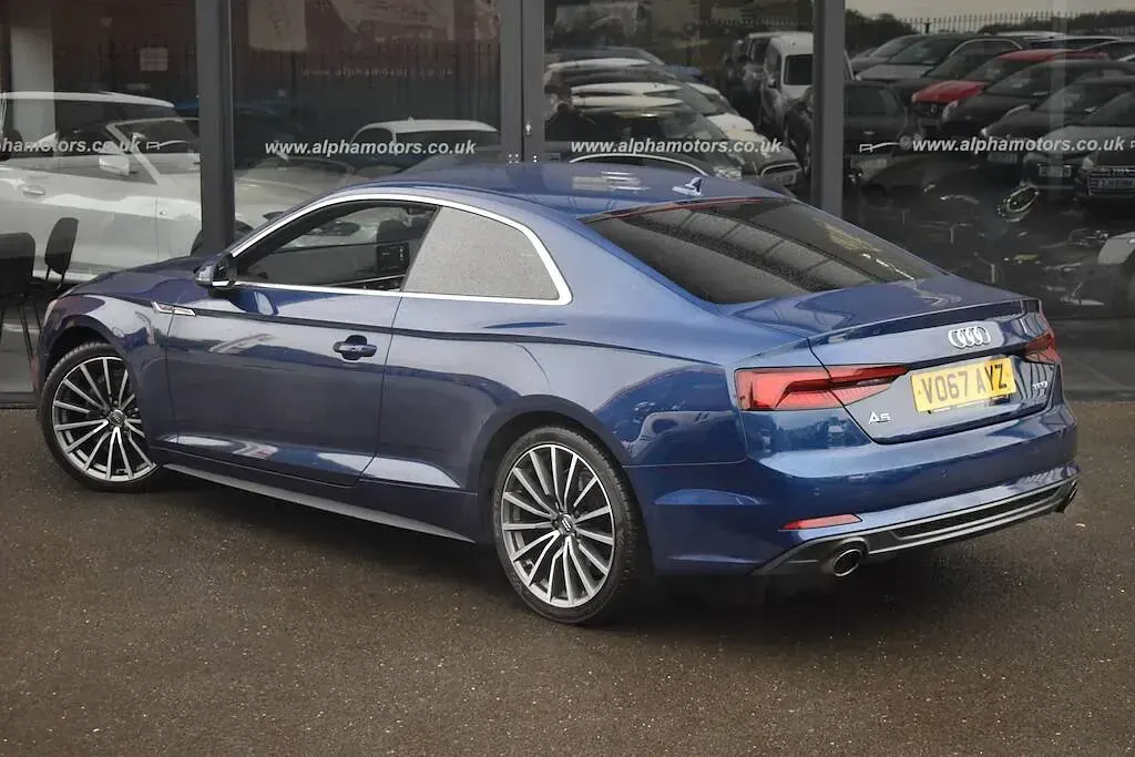 Used Audi A5 S-Line 2017 Blue Coupe