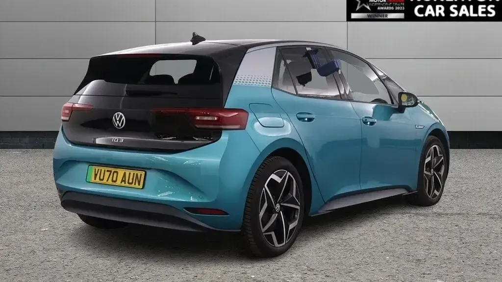Used VW ID.3 Pro 150 kW (204 HP) 2020 Turquoise Hatchback