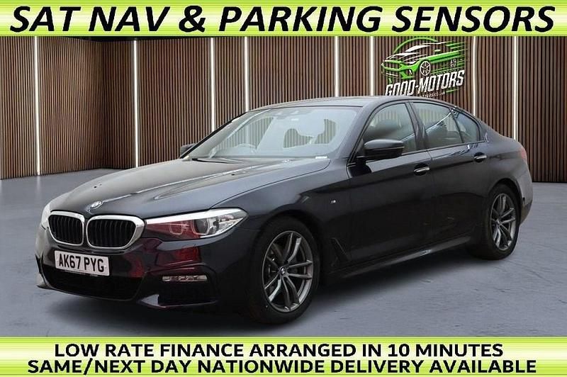 Black Used 2017 BMW 520 M Sport Sedan | £11,444 (Fair price) - Image 1/2