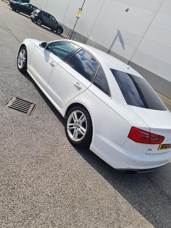 Used Audi A6 S-Line 2012 White Sedan