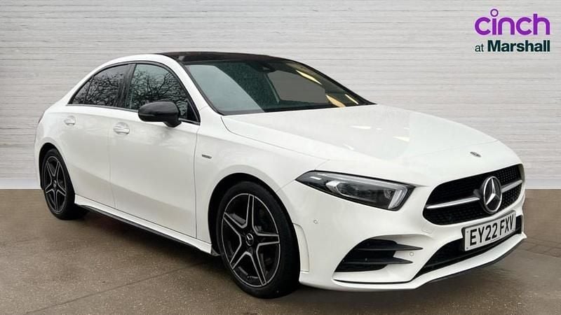 White Used 2022 Mercedes A200 AMG Line Premium Plus Sedan | £23,290 (Fair price) - Image 1/4