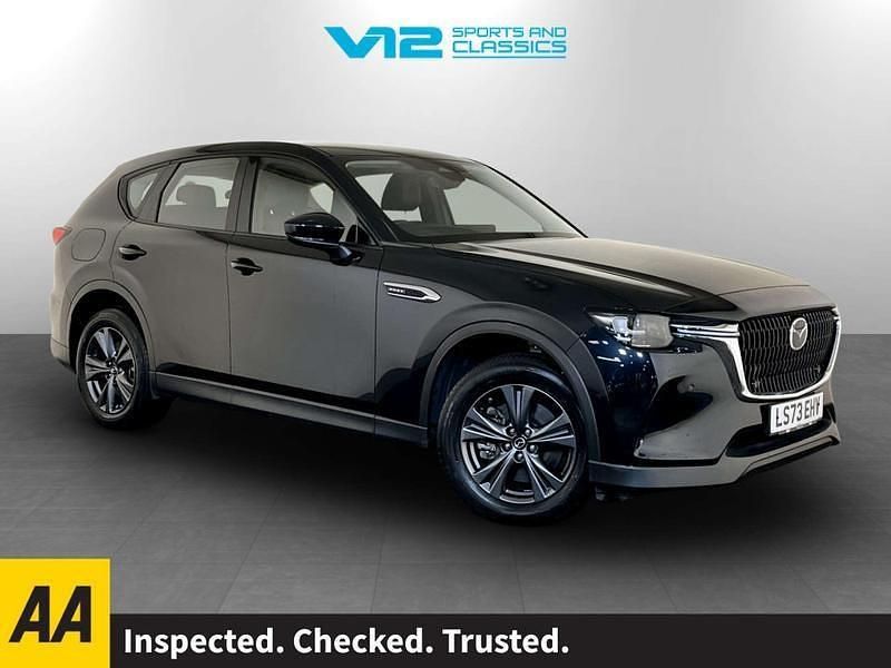 Black Used 2023 Mazda CX-60 Exclusive-Line SUV | £26,295 (Fair price) - Image 1/2