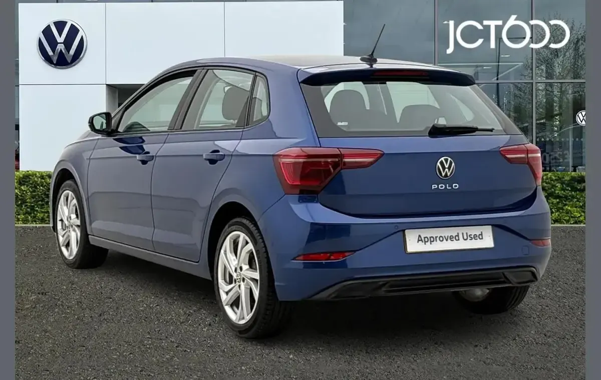 Used VW Polo Style 95 HP (69 kW) 2023 Blue Hatchback