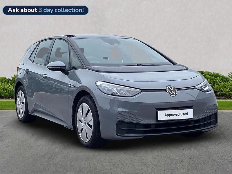 Grey Used 2021 VW ID.3 Pro Performance Hatchback | £12,808 (Good price) - Image 1/4