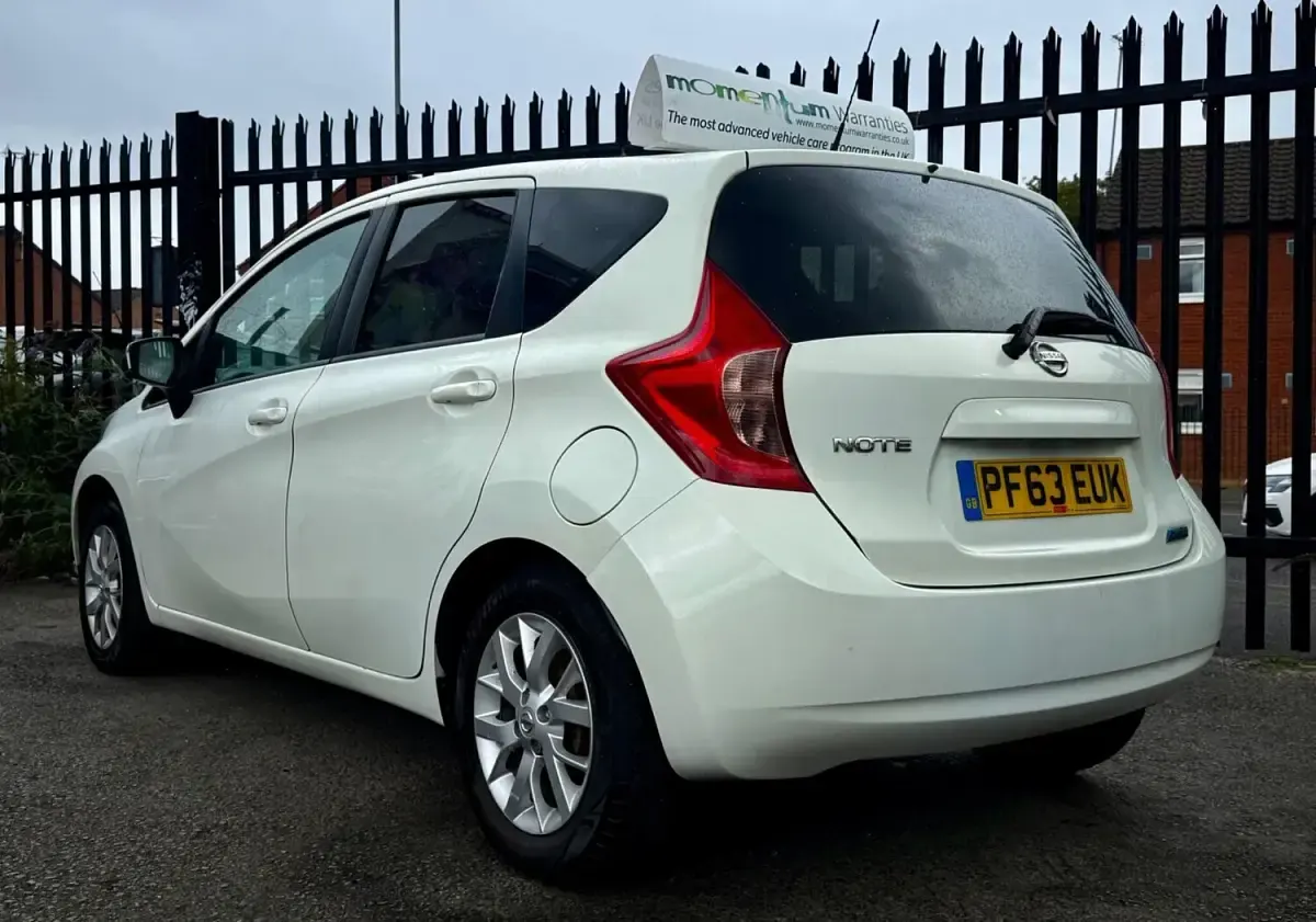 Used Nissan Note Acenta Premium 90 HP (66 kW) 2014 White Hatchback