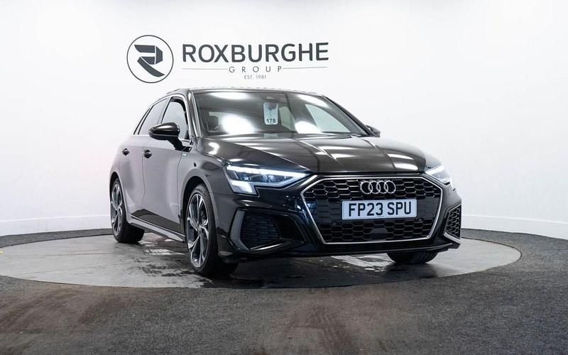 Used Audi A3 Sportback S-Line 110 HP (80 kW) 2023 Black Hatchback