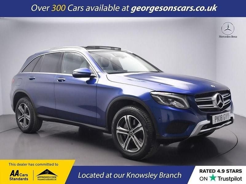 Blue Used 2018 Mercedes GLC250 Premium Plus SUV | £21,250 (Fair price) - Image 1/4