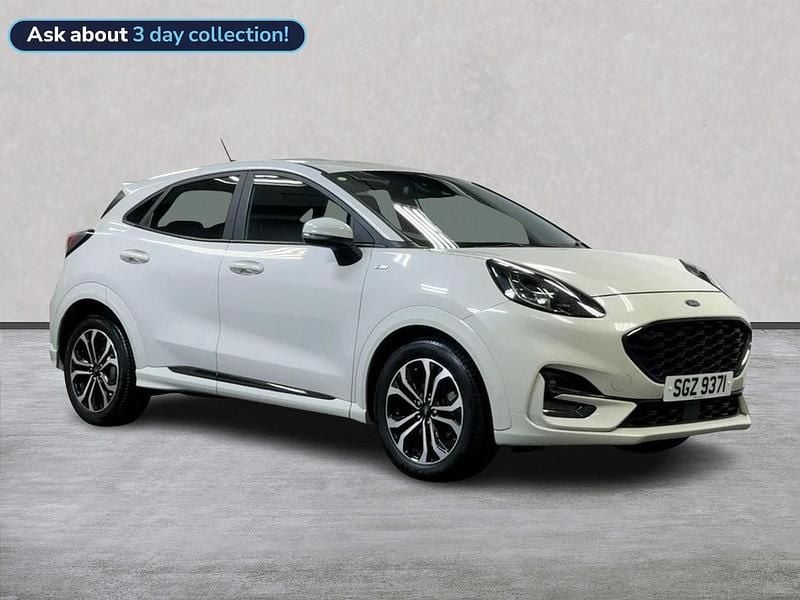 White Used 2020 Ford Puma ST-Line Hatchback | £12,949 (Fair price) - Image 1/4