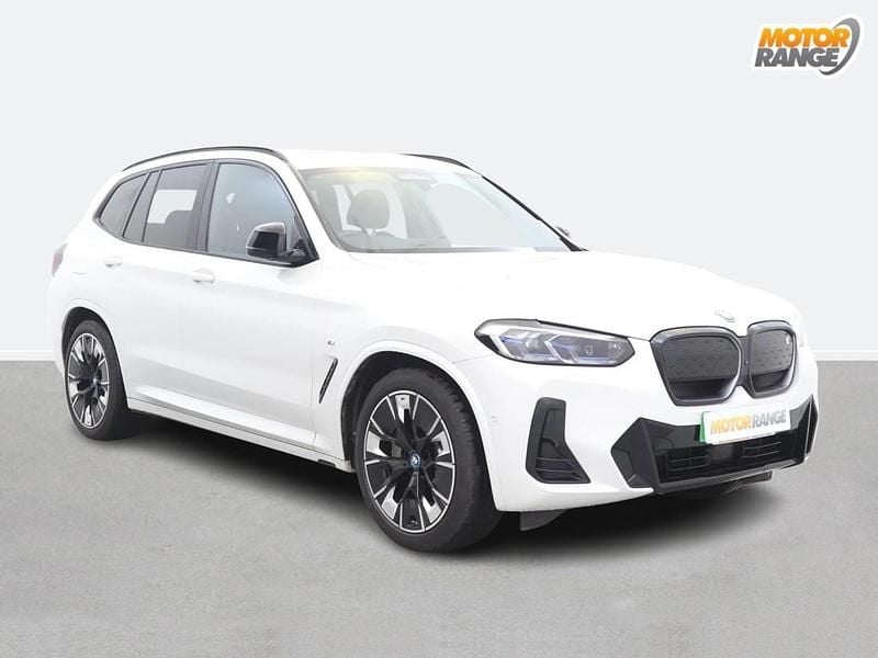 White Used 2022 BMW iX3 M Sport SUV | £27,895 (Fair price) - Image 1/4