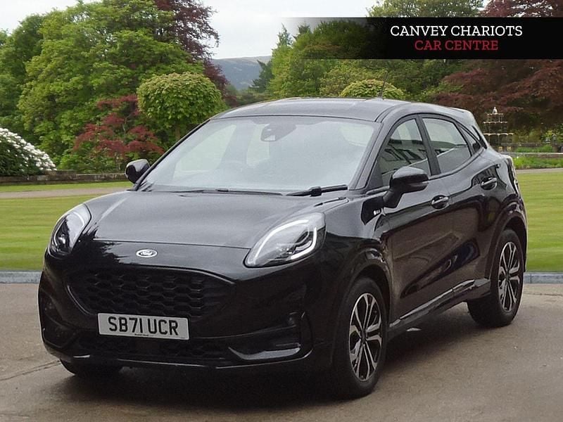 Black Used 2022 Ford Puma ST-Line Hatchback | £16,700 (Super price) - Image 1/4