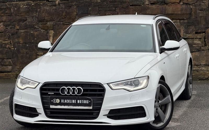 Begagnad Audi A6 Black Edition 313 HK (230 kW) 2014 Vit Kombi