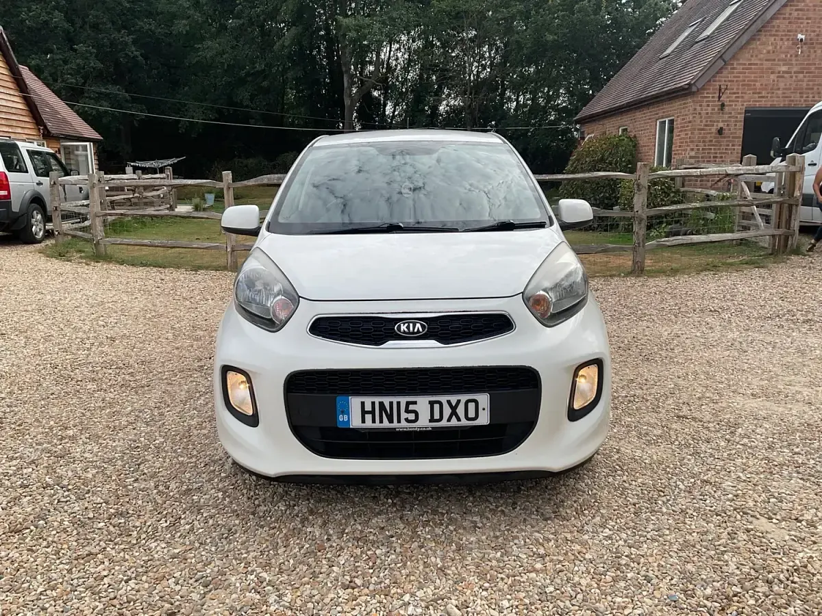 Used Kia Picanto 68 HP (50 kW) 2015 White Hatchback