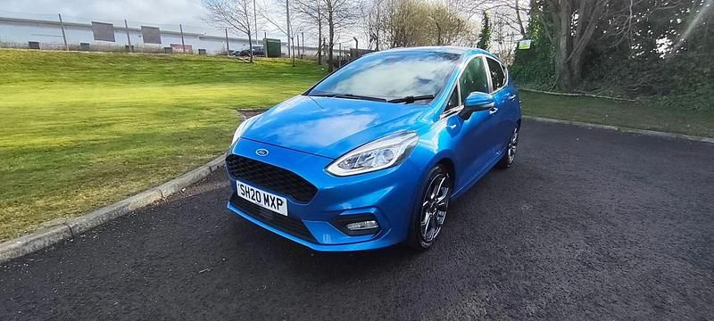 Used Ford Fiesta ST-Line 95 HP (69 kW) 2020 Blue Hatchback