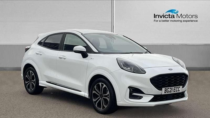 White Used 2021 Ford Puma Gen-E ST-Line Hatchback | £14,000 (Good price) - Image 1/4