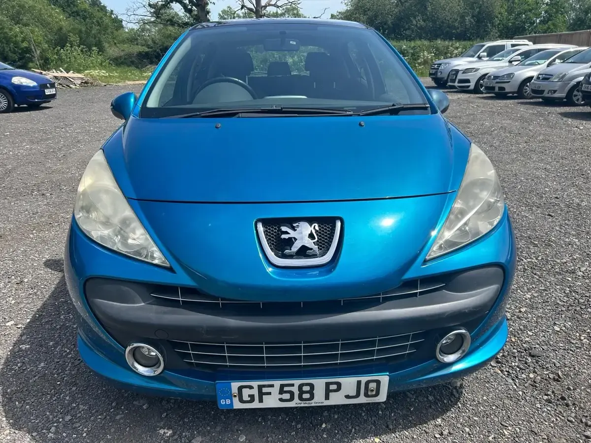 Used Peugeot 207 95 HP (69 kW) 2008 Blue Hatchback