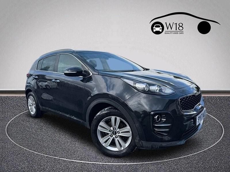 Black Used 2017 Kia Sportage 2 SUV | £9,750 (Good price) - Image 1/4