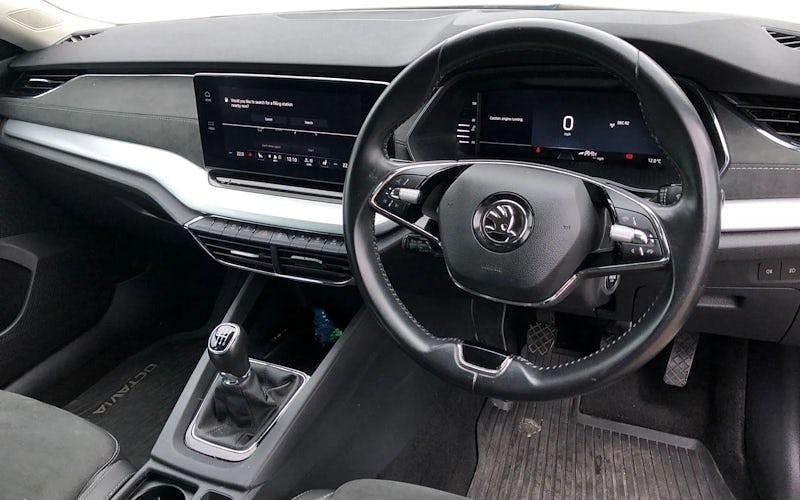 Used Skoda Octavia SE L First Edition 150 HP (110 kW) 2020 Blue Hatchback