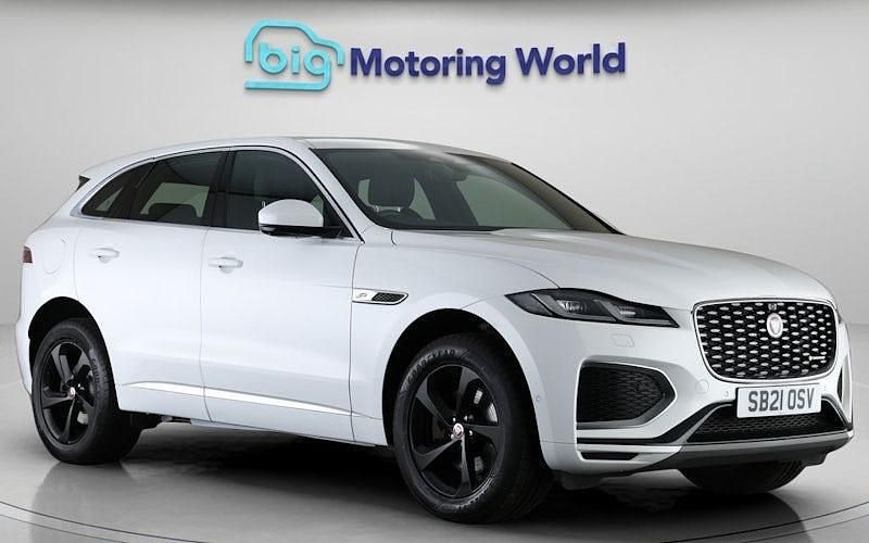 Used Jaguar F-Pace R-Dynamic 163 HP (119 kW) 2021 White SUV