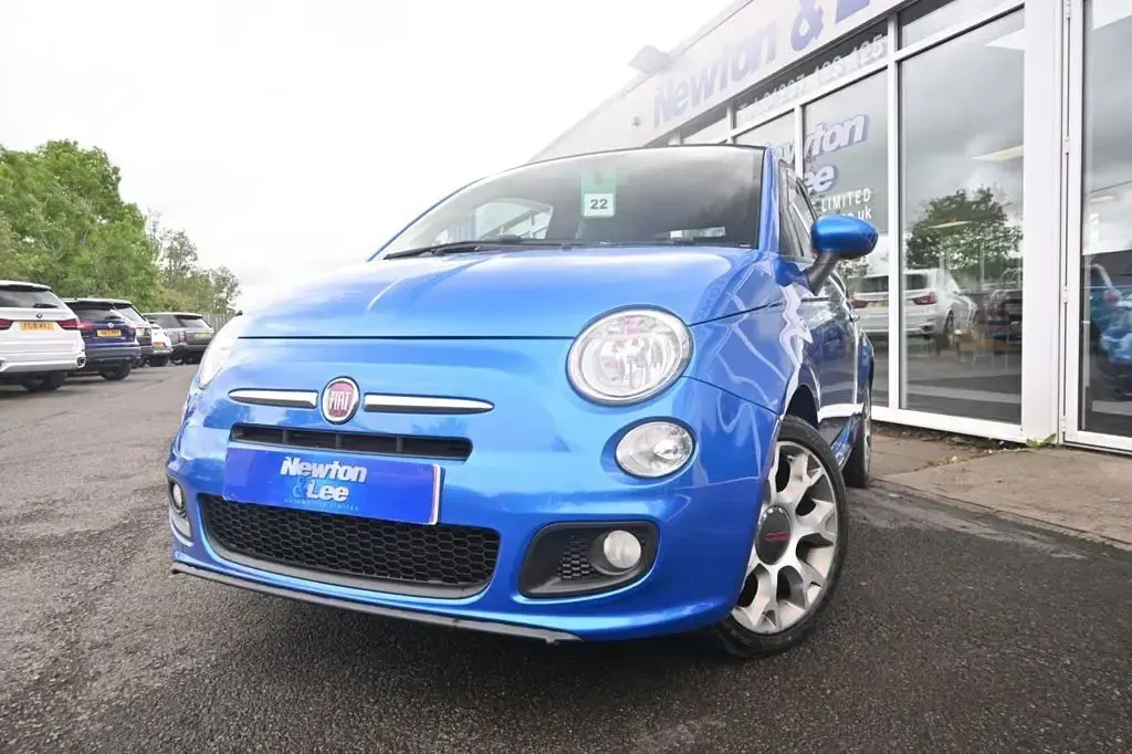 Used Fiat 500C S 69 HP (50 kW) 2014 Blue Cabriolet