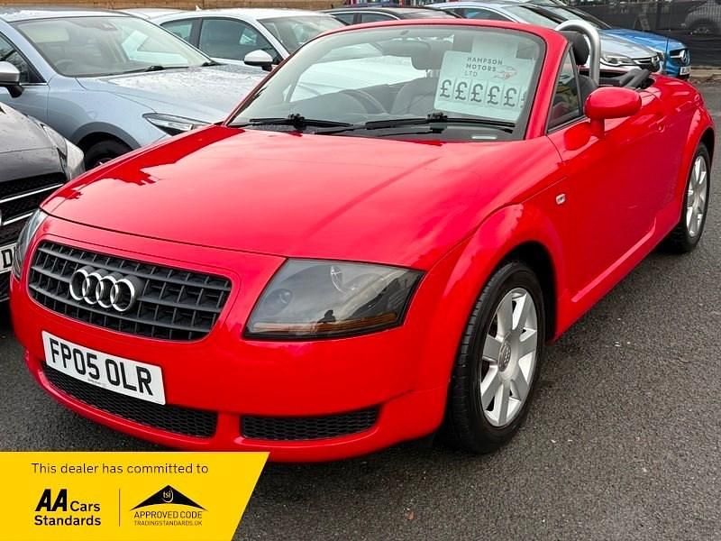 Red Used 2005 Audi TT Cabriolet | £3,999 (Fair price) - Image 1/4