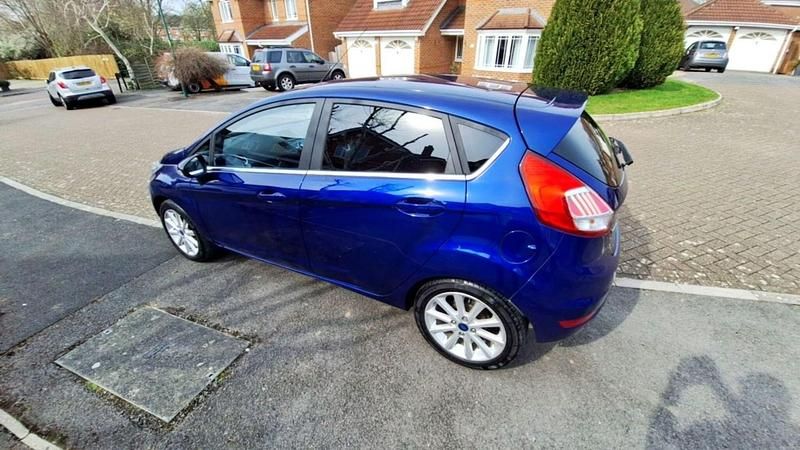 Used Ford Fiesta Titanium 2017 Blue Hatchback