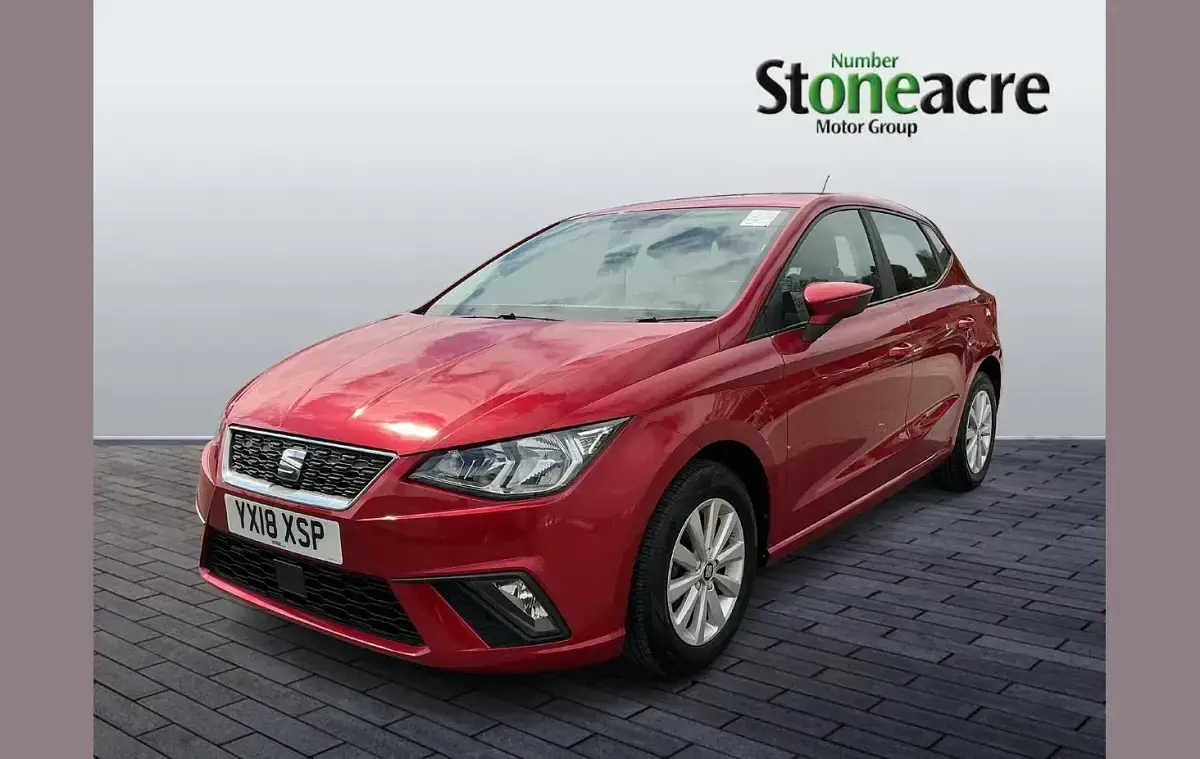 Usata Seat Ibiza SE 73 CV (53 kW) 2018 Rosso Utilitaria