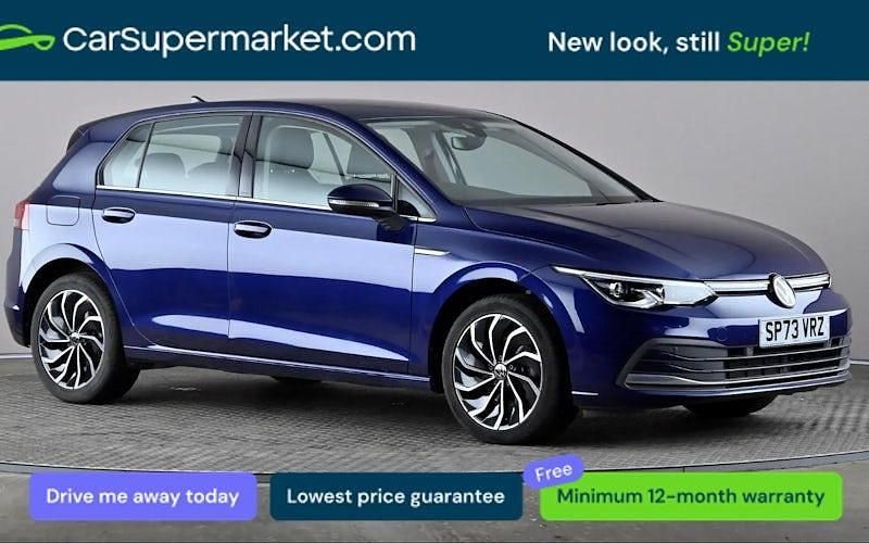 Used VW Golf VIII Style 150 HP (110 kW) 2023 Blue Hatchback