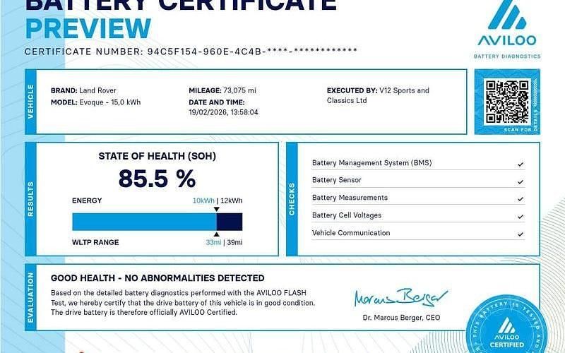 Used Land Rover Range Rover evoque Autobiography 309 HP (227 kW) 2023 SUV