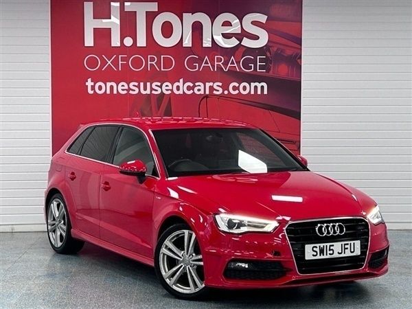 Red Used 2015 Audi A3 S-Line Hatchback | £12,995 (Fair price) - Image 1/1