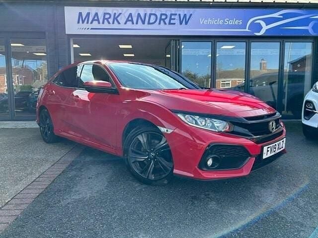 Red Used 2019 Honda Civic SR Hatchback | £9,995 (Good price) - Image 1/4