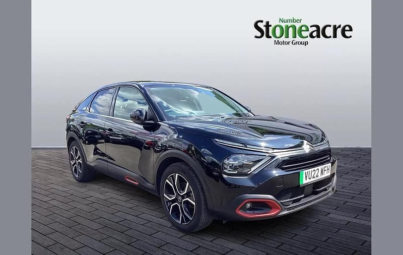 Black Used 2022 Citroën e-C4 Shine Hatchback | £12,995 (A bit pricey) - Image 1/4
