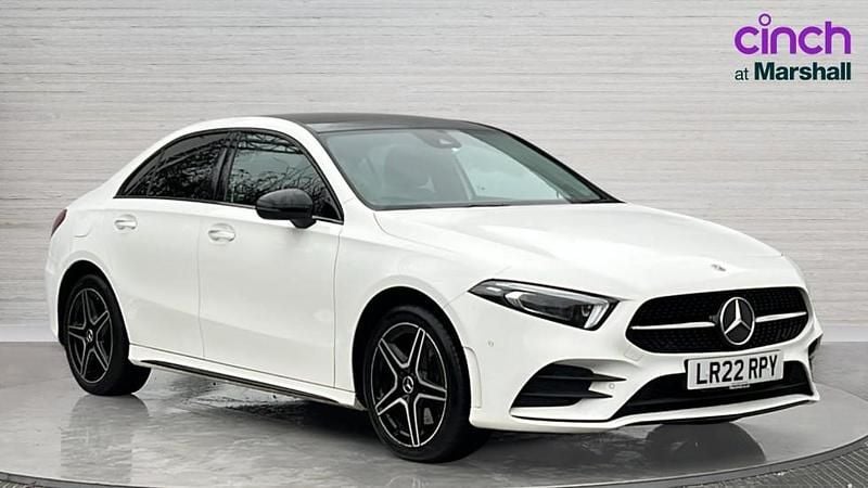 White Used 2022 Mercedes A250 AMG Line Premium Plus Sedan | £18,699 (Fair price) - Image 1/4