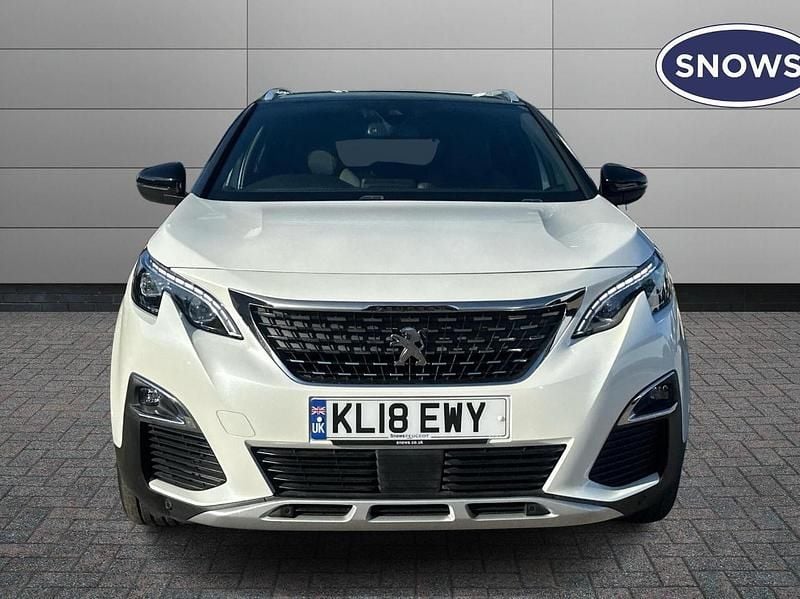White Used 2018 Peugeot 3008 GT-line SUV | £13,300 (Good price) - Image 1/4