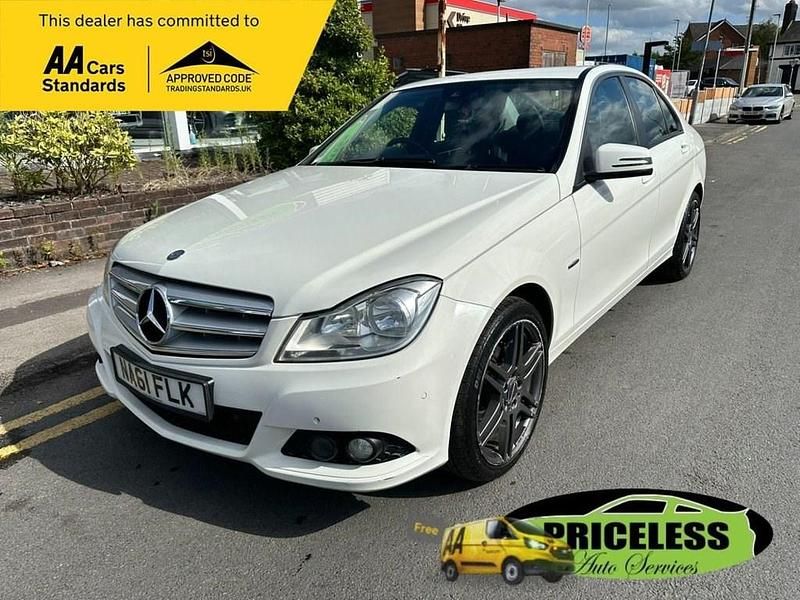 White Used 2011 Mercedes C220 Edition 1 Sedan | £2,495 - Image 1/4