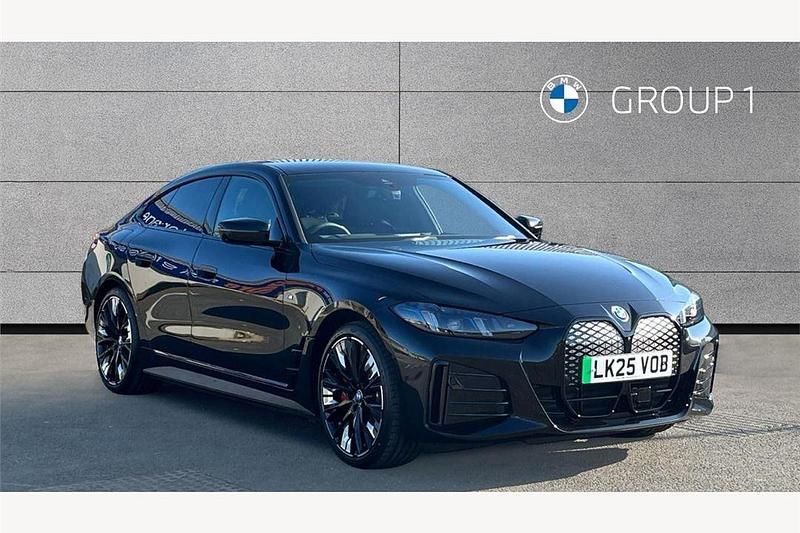 Black New 2025 BMW i4 M Sport Sedan | £44,590 - Image 1/4