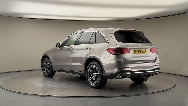 Used Mercedes GLC220 AMG line 194 HP (142 kW) 2020 Mojave silver SUV