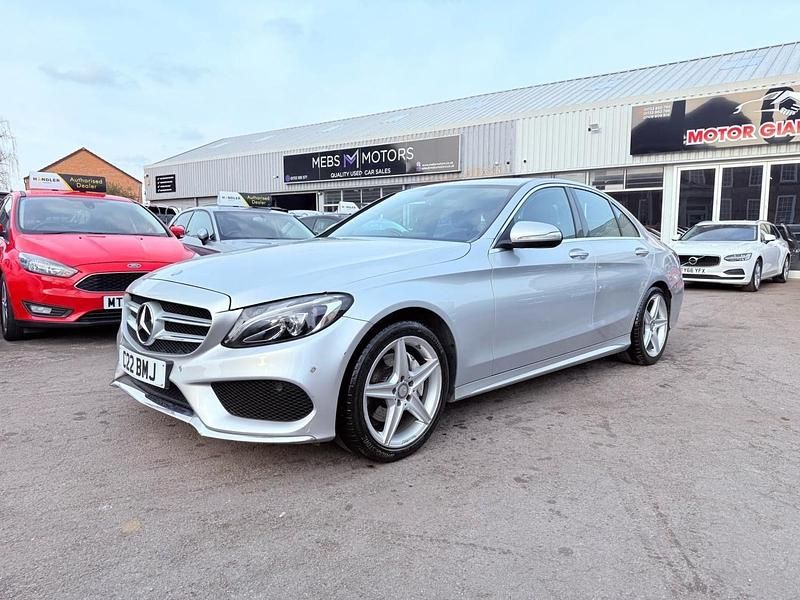 Used Mercedes C220 AMG line 2014 Silver Sedan