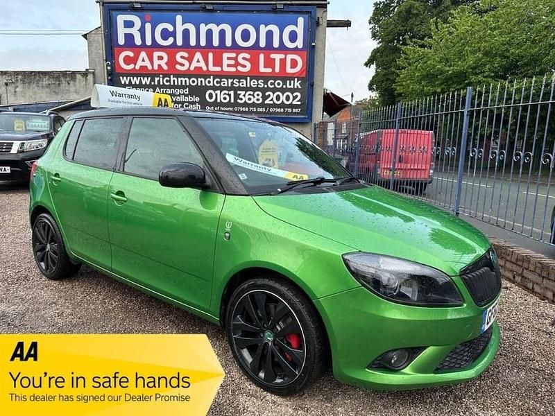 Green Used 2012 Skoda Fabia vRS Hatchback | £4,995 (Fair price) - Image 1/3