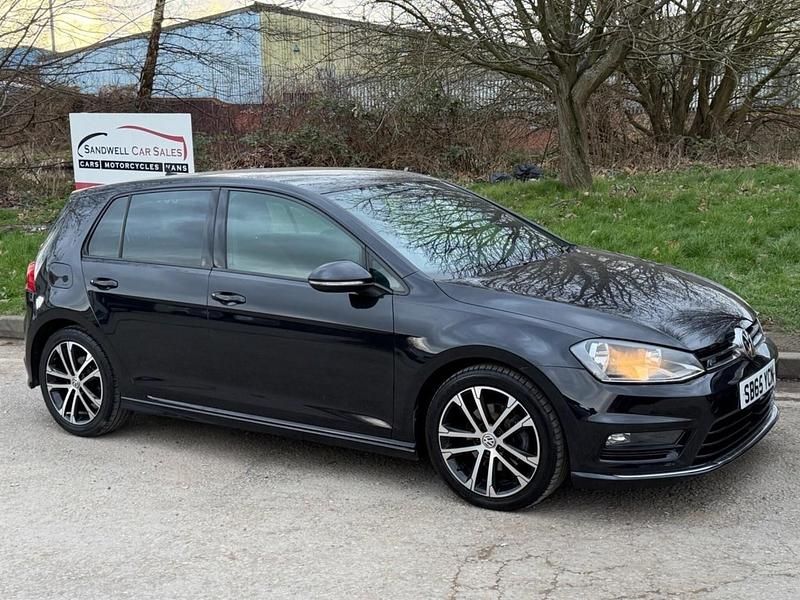 Used VW Golf VII R-line 2015 Black Hatchback