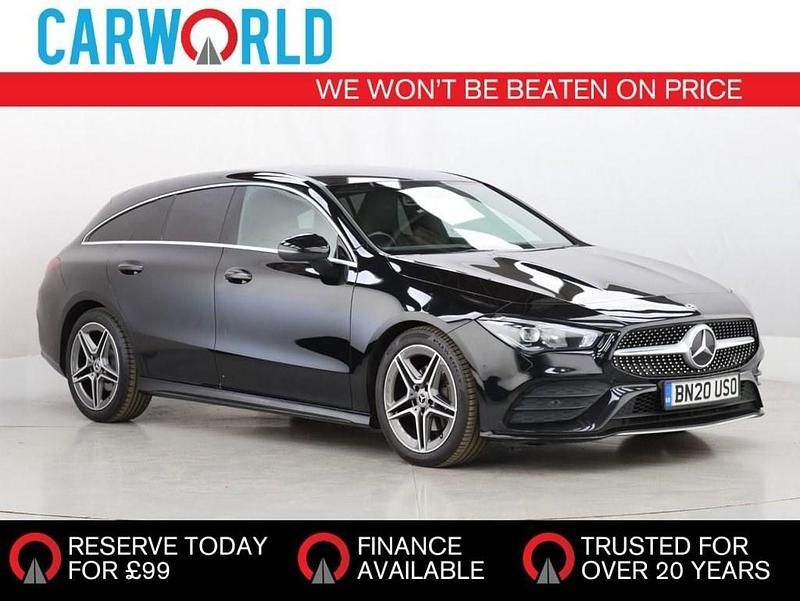 Black Used 2020 Mercedes CLA180 AMG line Sedan | £15,641 (Super price) - Image 1/3