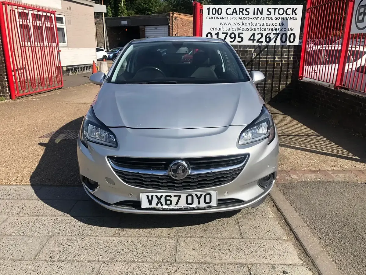 Used Vauxhall Corsa S 95 HP (69 kW) 2017 Silver Hatchback