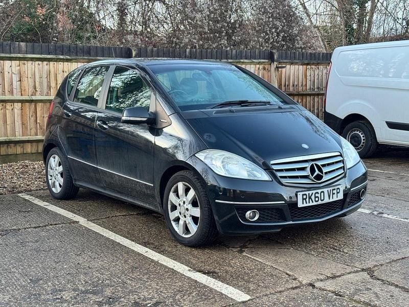Black Used 2010 Mercedes A160 Avantgarde Hatchback | £2,430 (Good price) - Image 1/3