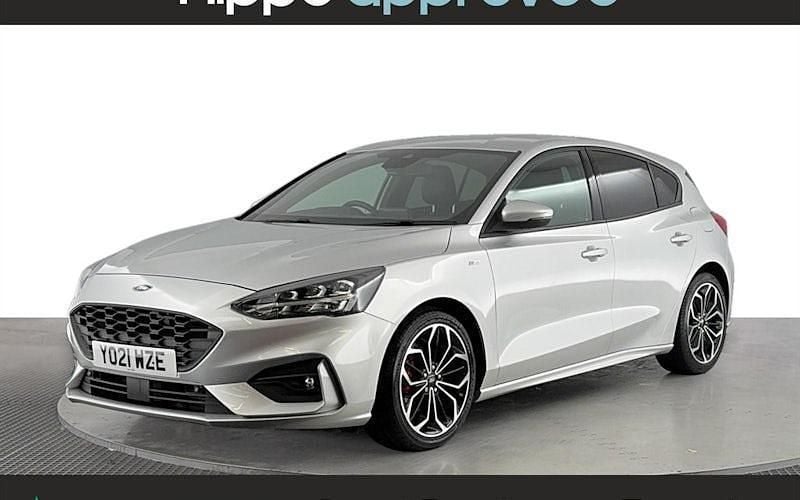 Silver Used 2021 Ford Focus ST-Line X Hatchback | £13,920 (Good price) - Image 1/4